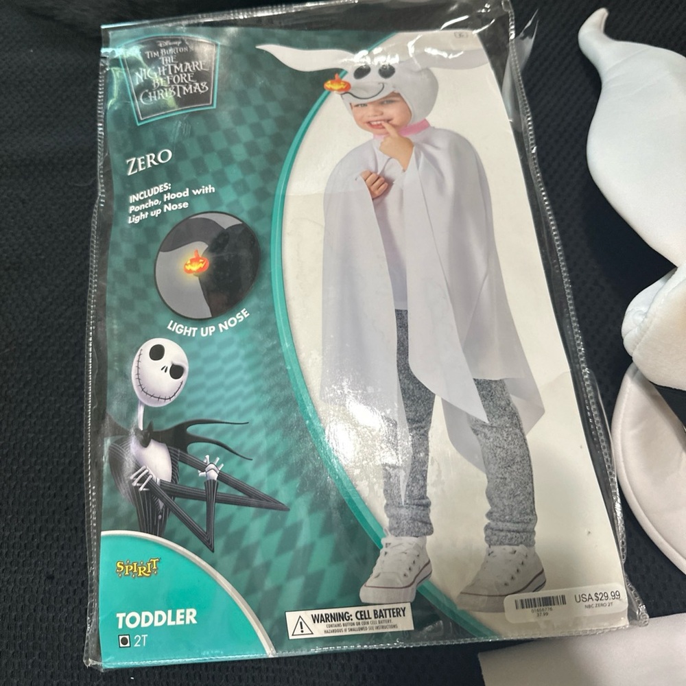 Disney Zero Costume - White and Gray